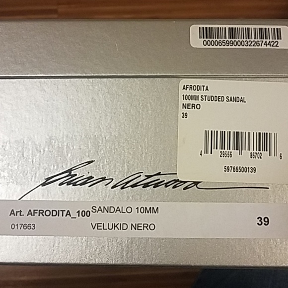 Brian Atwood Studded Sandal - Picture 6 of 7